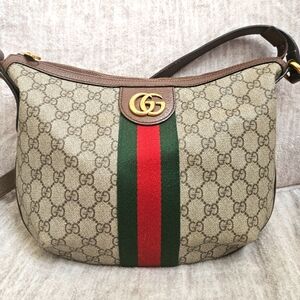 Authentic Ophidia Small Gucci Half Moon crossbody bag